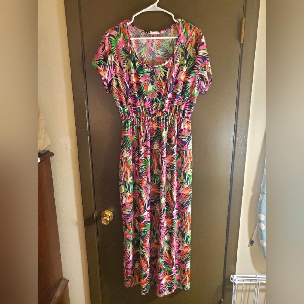 Tropical Maxi Dress
